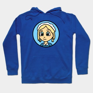 Patriot Portrait - Chibi Elizabeth Maxwell Steele (Small Print) Hoodie